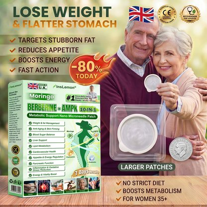 𝐈𝐧𝐬𝐋𝐞𝐦𝐨𝐧® 𝗠𝗼𝗿𝗶𝗻𝗴𝗮 × 𝗕𝗲𝗿𝗯𝗲𝗿𝗶𝗻𝗲 × 𝗔𝗠𝗣𝗞 𝟭𝟬-𝗶𝗻-𝟭 𝗠𝗲𝘁𝗮𝗯𝗼𝗹𝗶𝗰 𝗦𝘂𝗽𝗽𝗼𝗿𝘁 𝗡𝗮𝗻𝗼 𝗠𝗶𝗰𝗿𝗼𝗻𝗲𝗲𝗱𝗹𝗲 𝗣𝗮𝘁𝗰𝗵🇬🇧(𝐉𝐮𝐬𝐭 𝐨𝐧𝐜𝐞 𝐚 𝐝𝐚𝐲, 𝐯𝐢𝐬𝐢𝐛𝐥𝐞 𝐜𝐡𝐚𝐧𝐠𝐞𝐬 𝐢𝐧 𝟕 𝐝𝐚𝐲𝐬） ✅ 𝐅𝐨𝐫 𝐨𝐛𝐞𝐬𝐢𝐭𝐲, 🅛🅞🅞🅢🅔 🅢🅚🅘🅝, 𝐝𝐢𝐚𝐛𝐞𝐭𝐞𝐬, 𝐬𝐥𝐞𝐞𝐩 𝐚𝐩𝐧𝐞𝐚, 𝐣𝐨𝐢𝐧𝐭 𝐢𝐬𝐬𝐮𝐞𝐬, 𝐚𝐧𝐝 𝐦𝐨𝐫𝐞💎