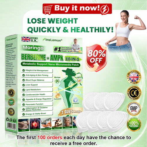 𝐈𝐧𝐬𝐋𝐞𝐦𝐨𝐧® 𝗠𝗼𝗿𝗶𝗻𝗴𝗮 × 𝗕𝗲𝗿𝗯𝗲𝗿𝗶𝗻𝗲 × 𝗔𝗠𝗣𝗞 𝟭𝟬-𝗶𝗻-𝟭 𝗠𝗲𝘁𝗮𝗯𝗼𝗹𝗶𝗰 𝗦𝘂𝗽𝗽𝗼𝗿𝘁 𝗡𝗮𝗻𝗼 𝗠𝗶𝗰𝗿𝗼𝗻𝗲𝗲𝗱𝗹𝗲 𝗣𝗮𝘁𝗰𝗵🇬🇧(𝐉𝐮𝐬𝐭 𝐨𝐧𝐜𝐞 𝐚 𝐝𝐚𝐲, 𝐯𝐢𝐬𝐢𝐛𝐥𝐞 𝐜𝐡𝐚𝐧𝐠𝐞𝐬 𝐢𝐧 𝟕 𝐝𝐚𝐲𝐬） ✅ 𝐅𝐨𝐫 𝐨𝐛𝐞𝐬𝐢𝐭𝐲, 🅛🅞🅞🅢🅔 🅢🅚🅘🅝, 𝐝𝐢𝐚𝐛𝐞𝐭𝐞𝐬, 𝐬𝐥𝐞𝐞𝐩 𝐚𝐩𝐧𝐞𝐚, 𝐣𝐨𝐢𝐧𝐭 𝐢𝐬𝐬𝐮𝐞𝐬, 𝐚𝐧𝐝 𝐦𝐨𝐫𝐞⭐⭐
