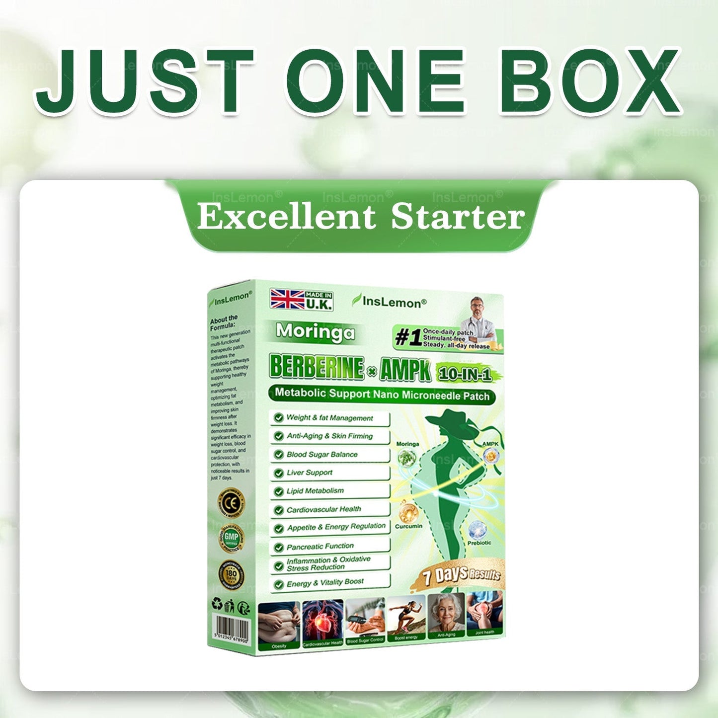 𝐈𝐧𝐬𝐋𝐞𝐦𝐨𝐧® 𝗠𝗼𝗿𝗶𝗻𝗴𝗮 × 𝗕𝗲𝗿𝗯𝗲𝗿𝗶𝗻𝗲 × 𝗔𝗠𝗣𝗞 𝟭𝟬-𝗶𝗻-𝟭 𝗠𝗲𝘁𝗮𝗯𝗼𝗹𝗶𝗰 𝗦𝘂𝗽𝗽𝗼𝗿𝘁 𝗡𝗮𝗻𝗼 𝗠𝗶𝗰𝗿𝗼𝗻𝗲𝗲𝗱𝗹𝗲 𝗣𝗮𝘁𝗰𝗵🇬🇧(𝐉𝐮𝐬𝐭 𝐨𝐧𝐜𝐞 𝐚 𝐝𝐚𝐲, 𝐯𝐢𝐬𝐢𝐛𝐥𝐞 𝐜𝐡𝐚𝐧𝐠𝐞𝐬 𝐢𝐧 𝟕 𝐝𝐚𝐲𝐬） ✅ 𝐅𝐨𝐫 𝐨𝐛𝐞𝐬𝐢𝐭𝐲, 🅛🅞🅞🅢🅔 🅢🅚🅘🅝, 𝐝𝐢𝐚𝐛𝐞𝐭𝐞𝐬, 𝐬𝐥𝐞𝐞𝐩 𝐚𝐩𝐧𝐞𝐚, 𝐣𝐨𝐢𝐧𝐭 𝐢𝐬𝐬𝐮𝐞𝐬, 𝐚𝐧𝐝 𝐦𝐨𝐫𝐞⭐⭐